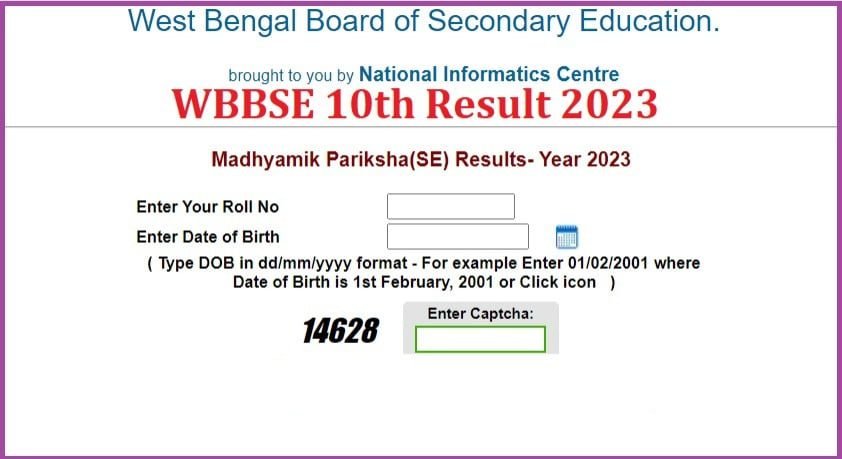 West Bengal Madhyamik Result