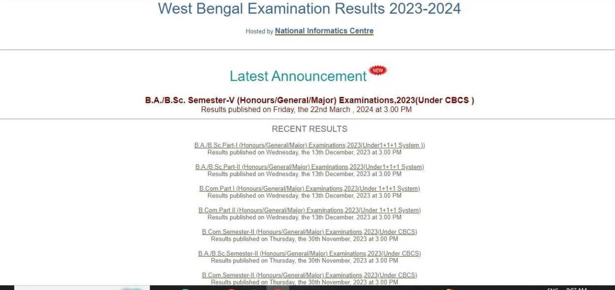 West Bengal HS Result 2024